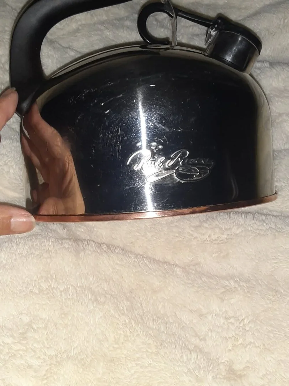 Vintage Revere Ware Stainless Steel Kettle